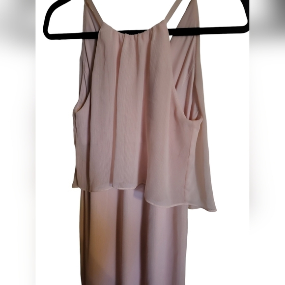 David’s Bridal Bridesmaid Dress Pink  Size 2 - Picture 3 of 4